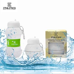 Collapsible Golf Ball Shaped Water Bottle 19oz